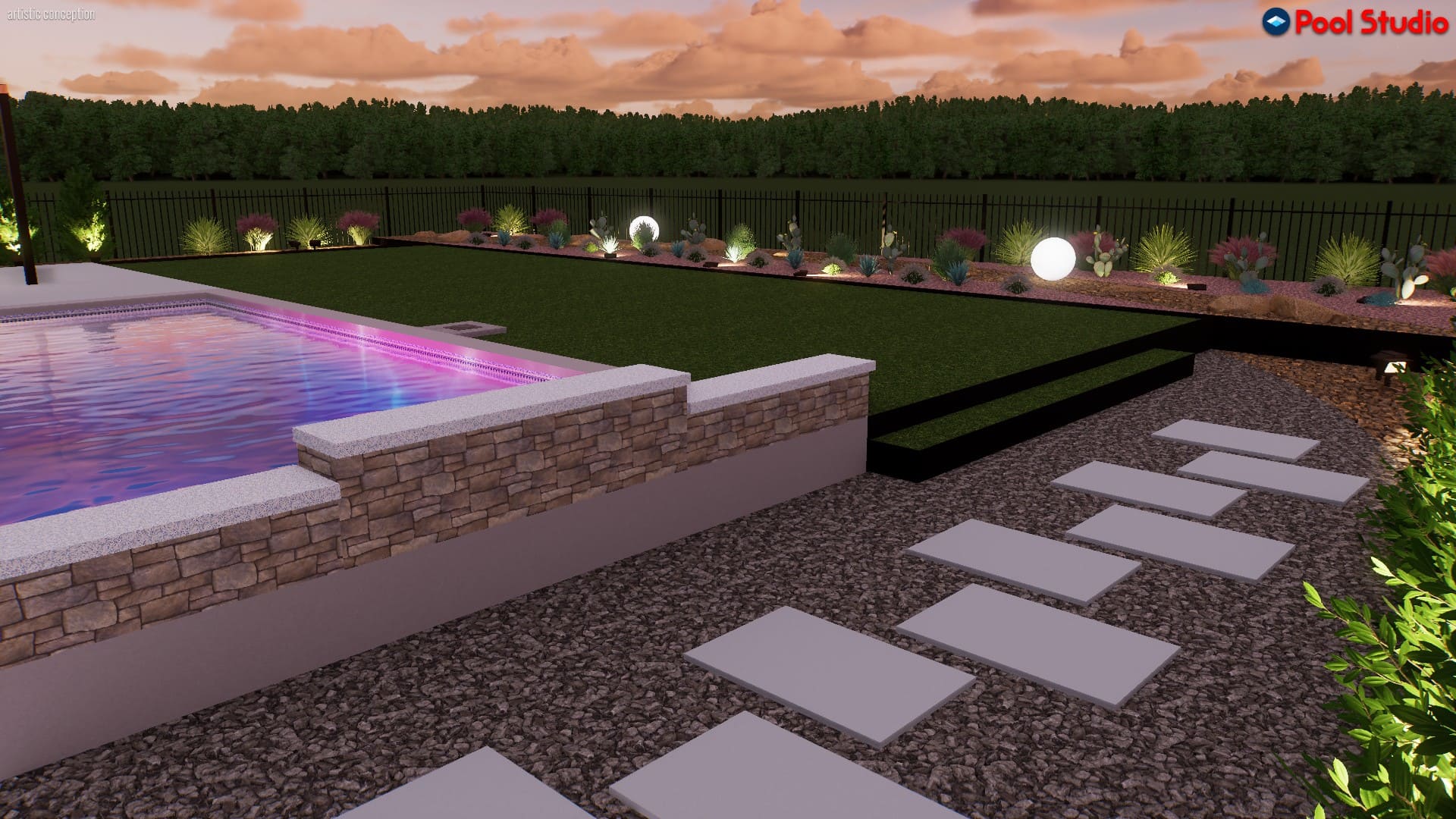 2D & 3D Landscape Renderings