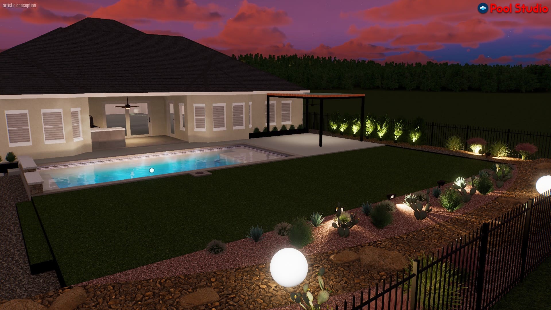 2D & 3D Landscape Renderings